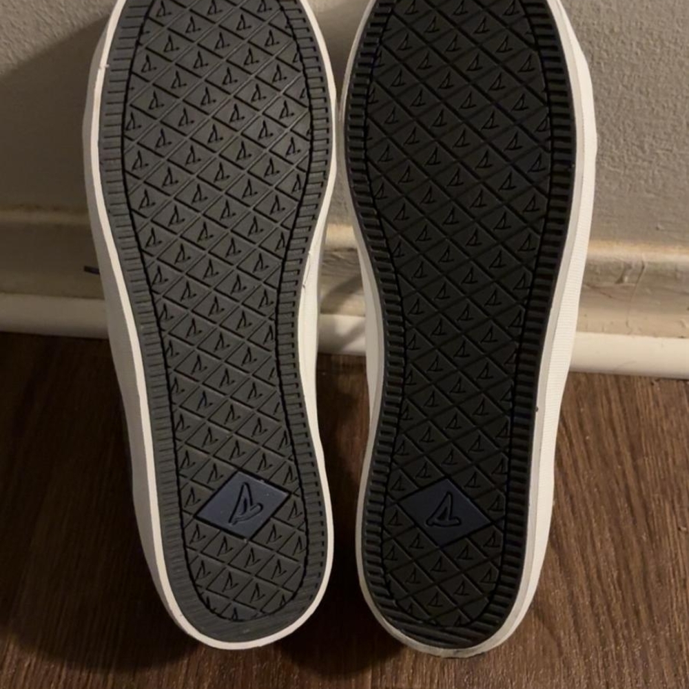 Sperry Metallic Sneakers with Ribbon Laces - Picture 4 of 5